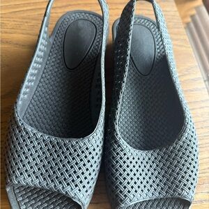 Women's Black Slingback Shoes